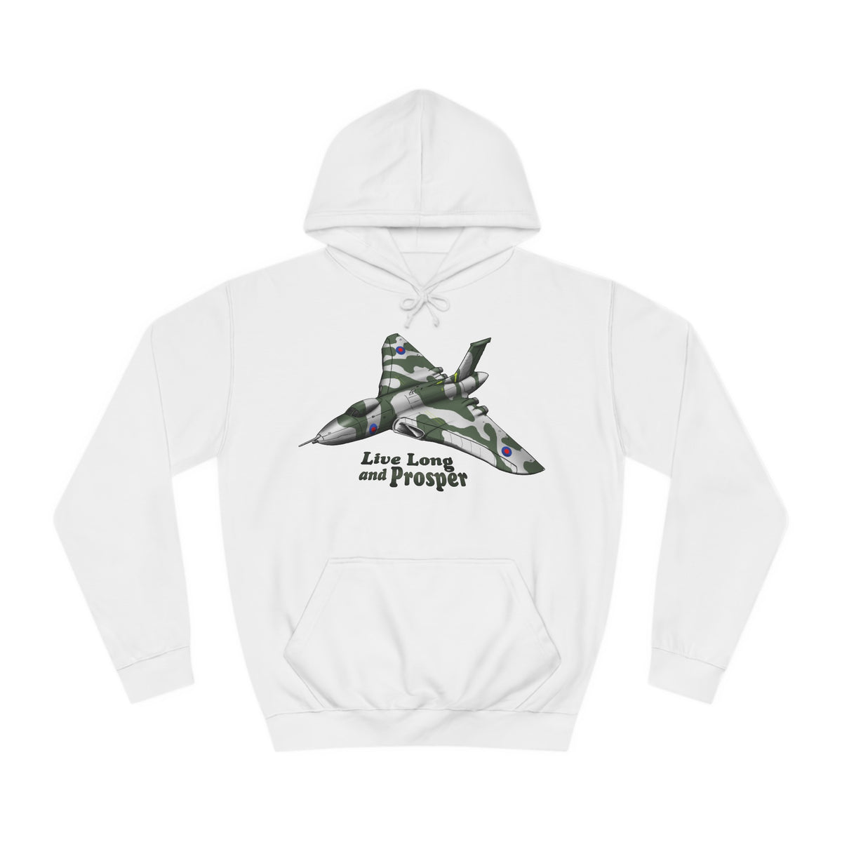 Vulcan Bomber Aircraft Unisex College Hoodie - Funky Aviation