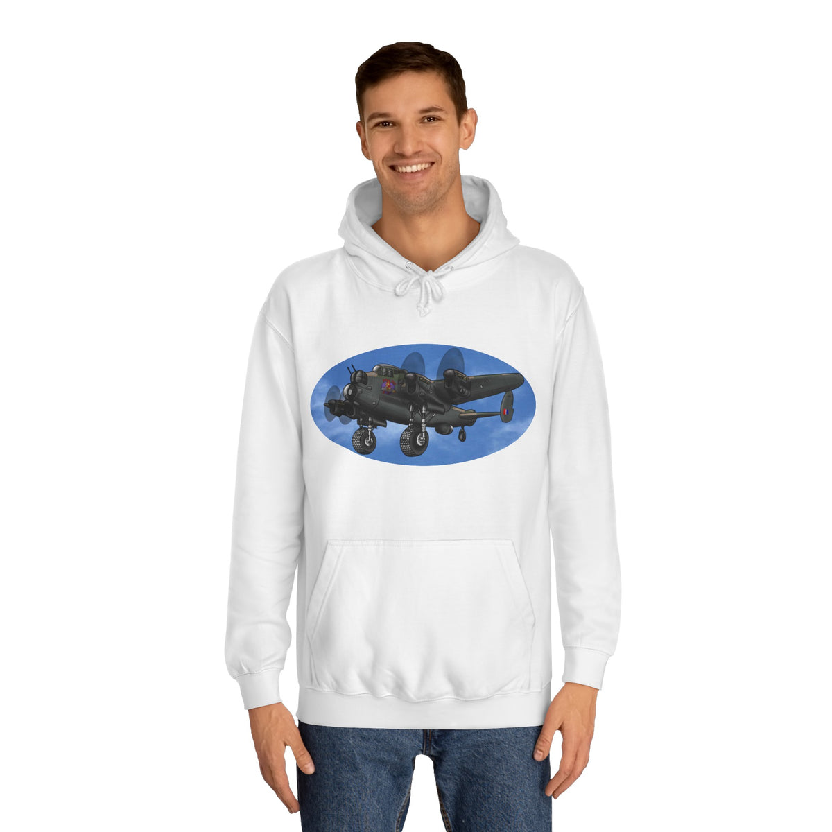 Lancaster Bomber Unisex College Hoodie - Funky Aviation