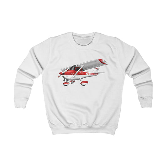 Kids Sweatshirt LAC Cessna Team High Wing Aeroplane Design