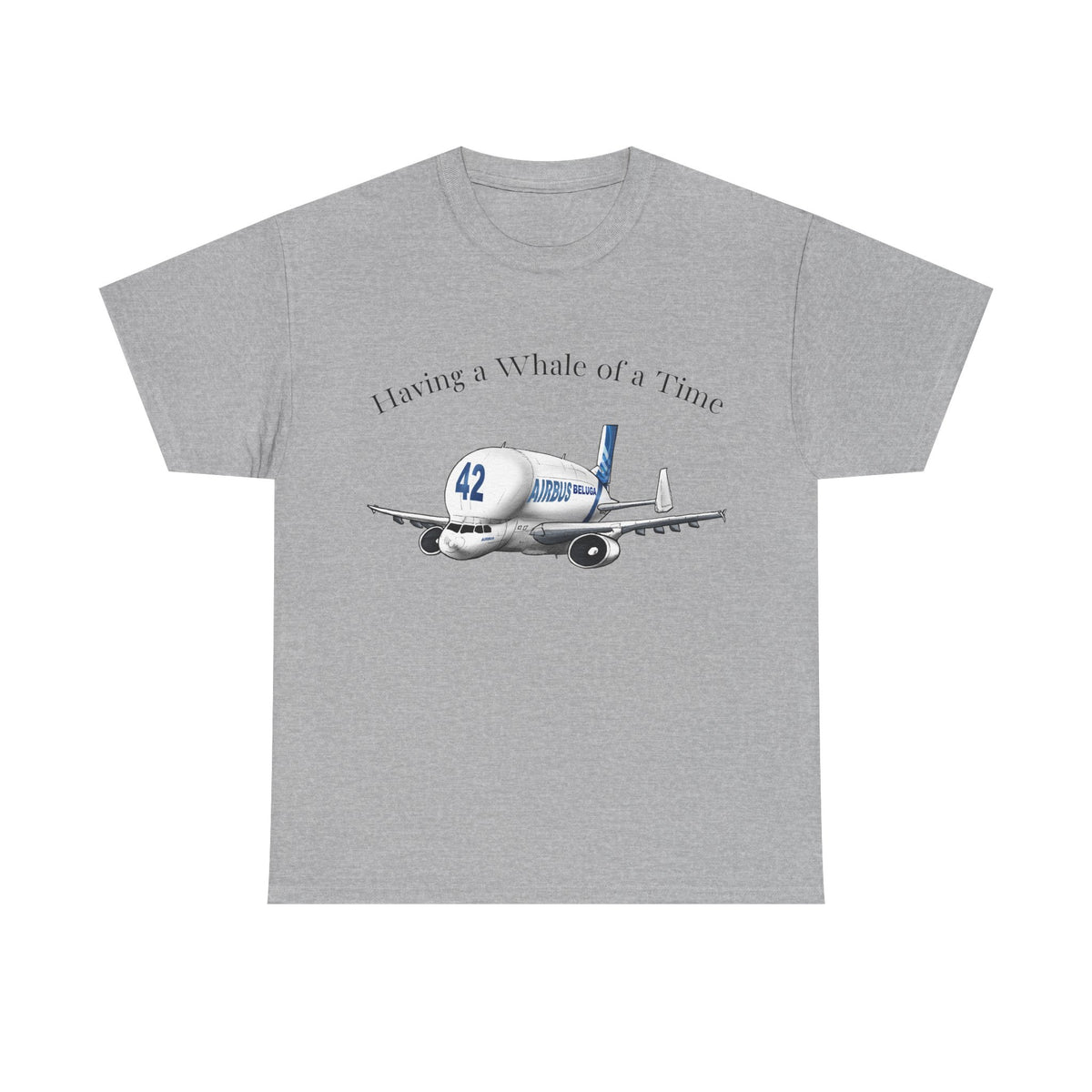 Having a Whale of a Time Beluga Heavy Cotton Tee