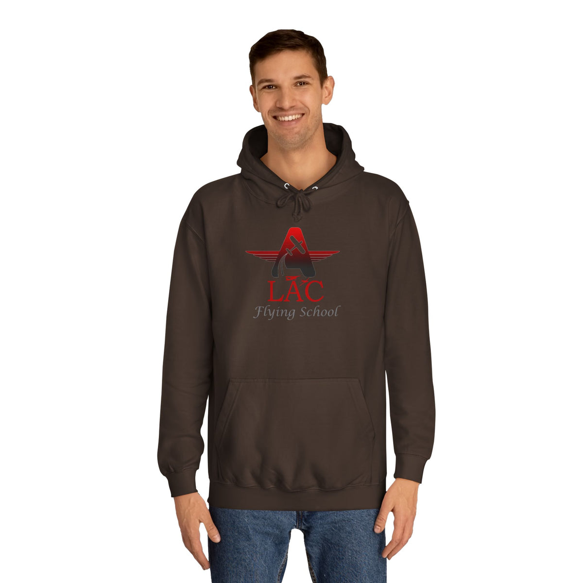 College Hoodie - LAC Flying School Logo