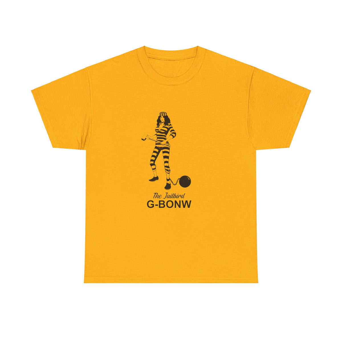 G-BONW Jailbird Cartoon Unisex T-Shirt - Stand Out with Edgy Style