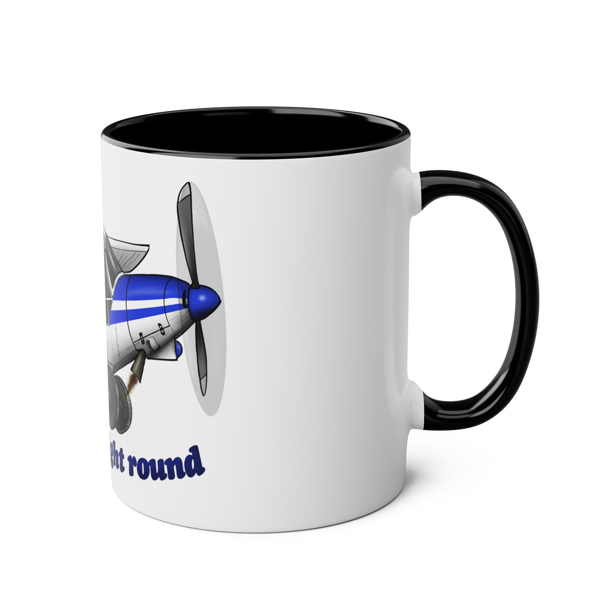 Super Cub Two-Tone Coffee Mugs, 11oz - Funky Aviation