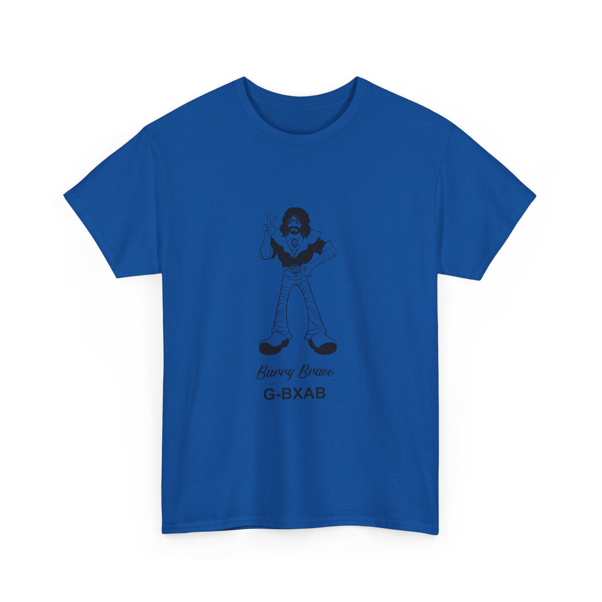Tee Barry Bravo Piper PA28 Aircraft Retro Cartoon Design Unisex Heavy Cotton