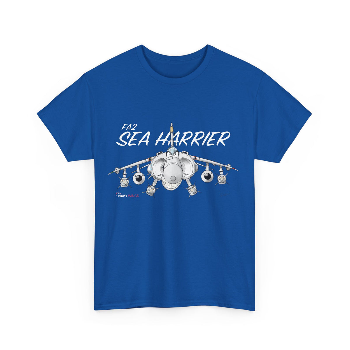 Vintage Fighter Jet Graphic Cotton T-Shirt