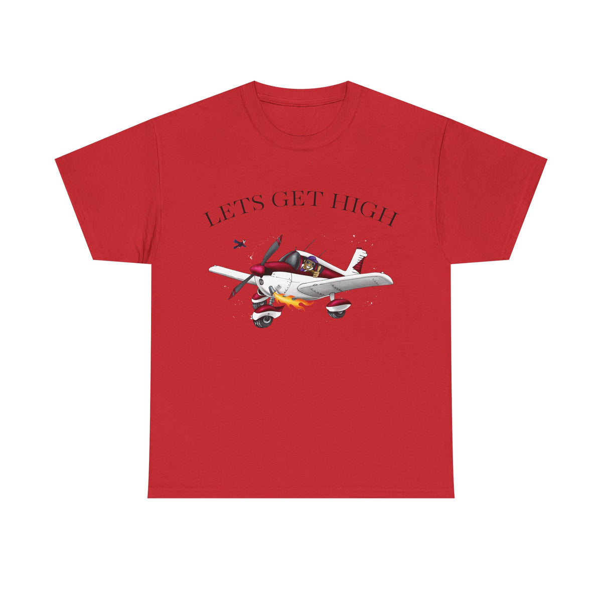 Lets Get High Unisex Heavy Cotton Tee