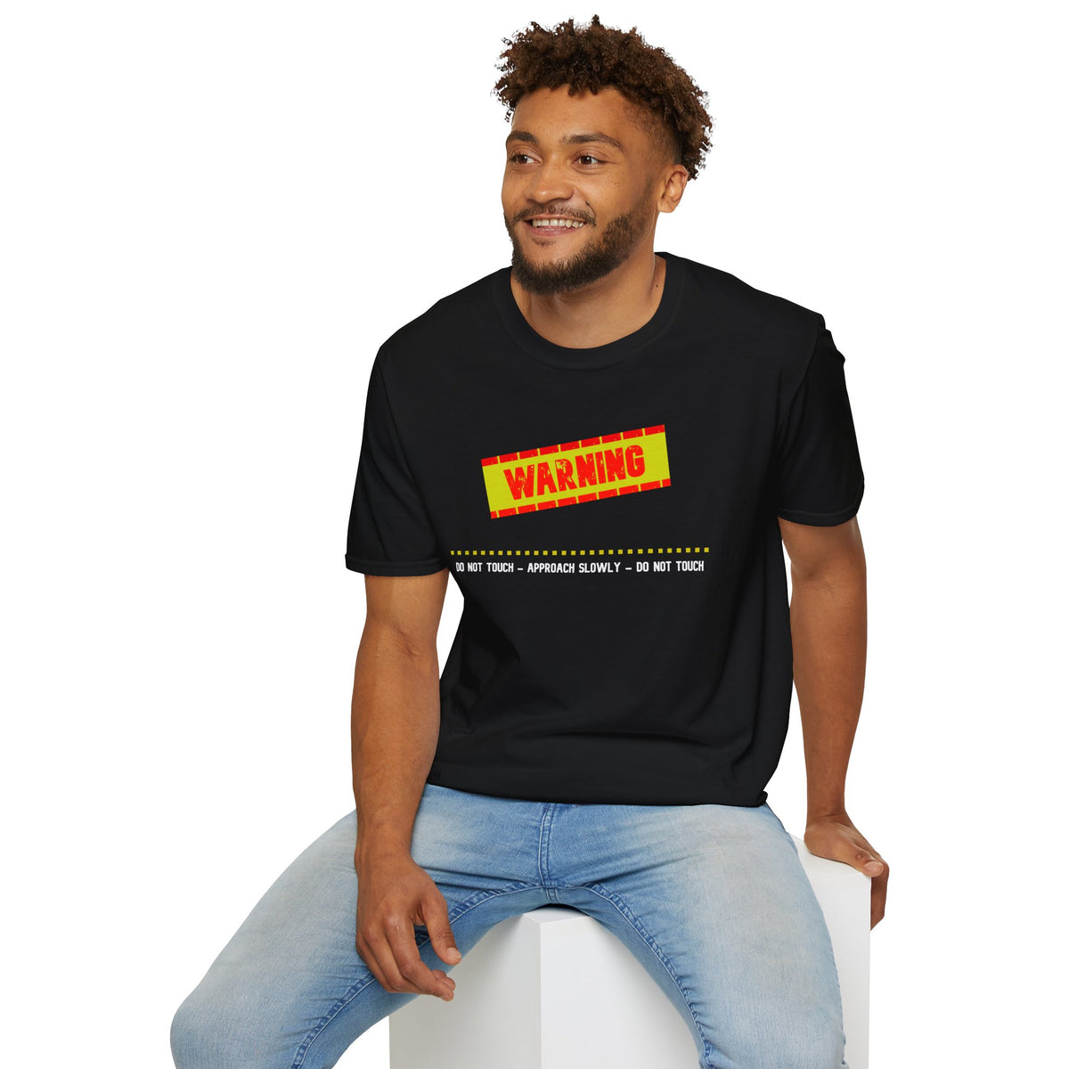 WARNING ! Approach Slowly SLA Aviation Logo T-Shirt