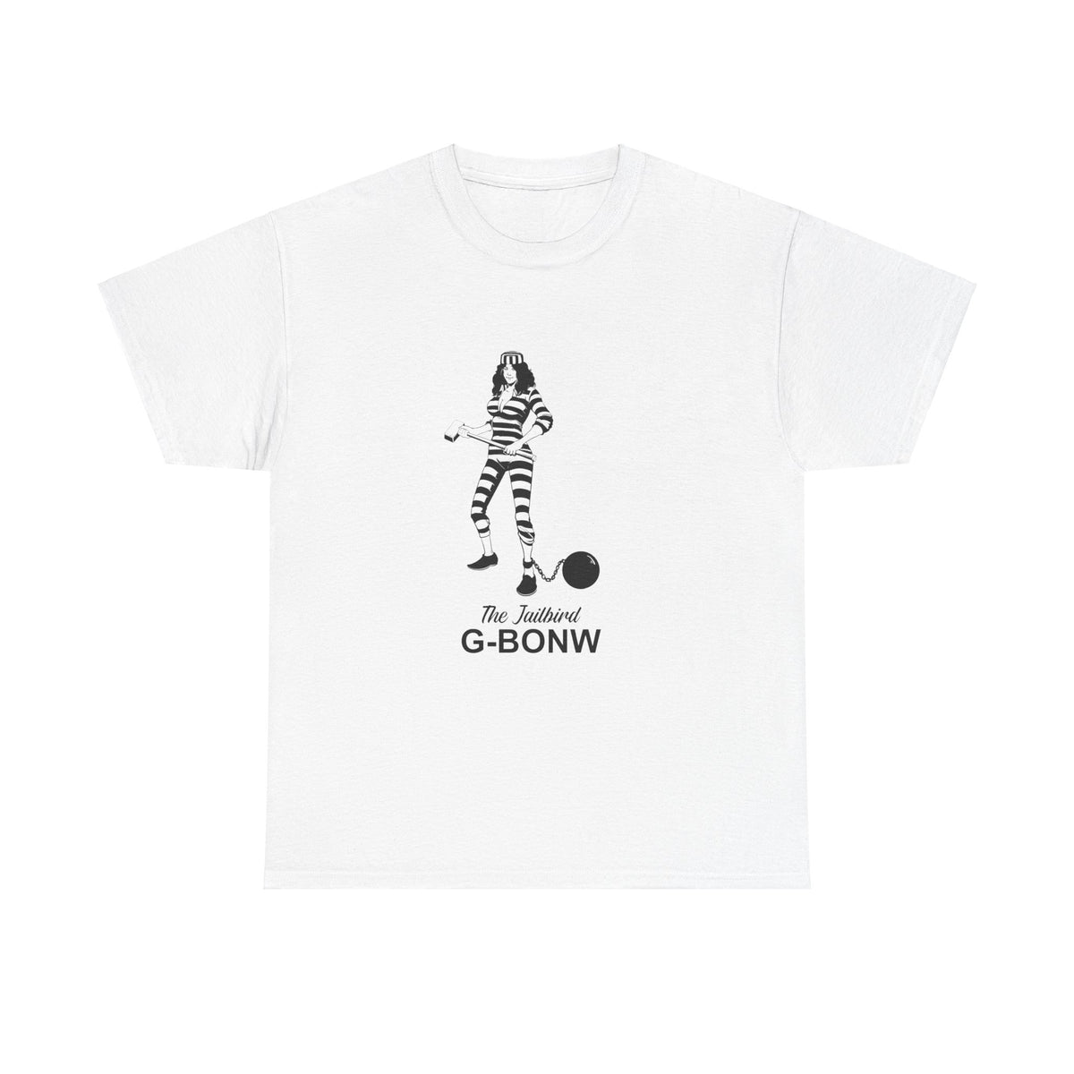 G-BONW Jailbird Cartoon Unisex T-Shirt - Stand Out with Edgy Style