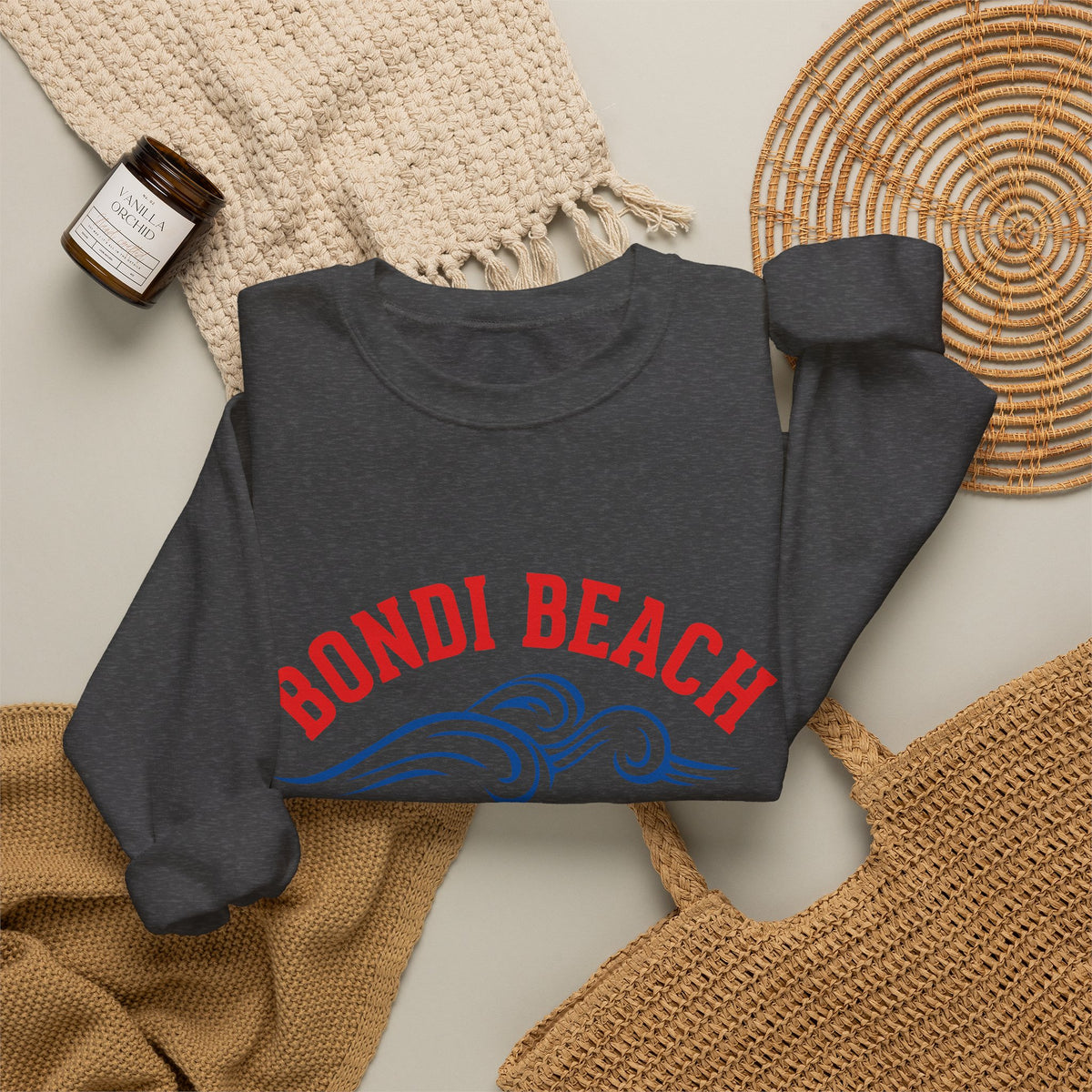 Bondi Beach Surfers Sydney Crewneck Sweatshirt