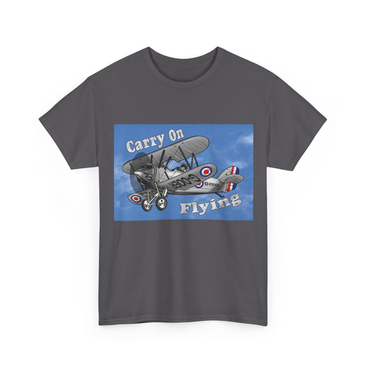 Carry On Flying Vintage Airplane T-Shirt