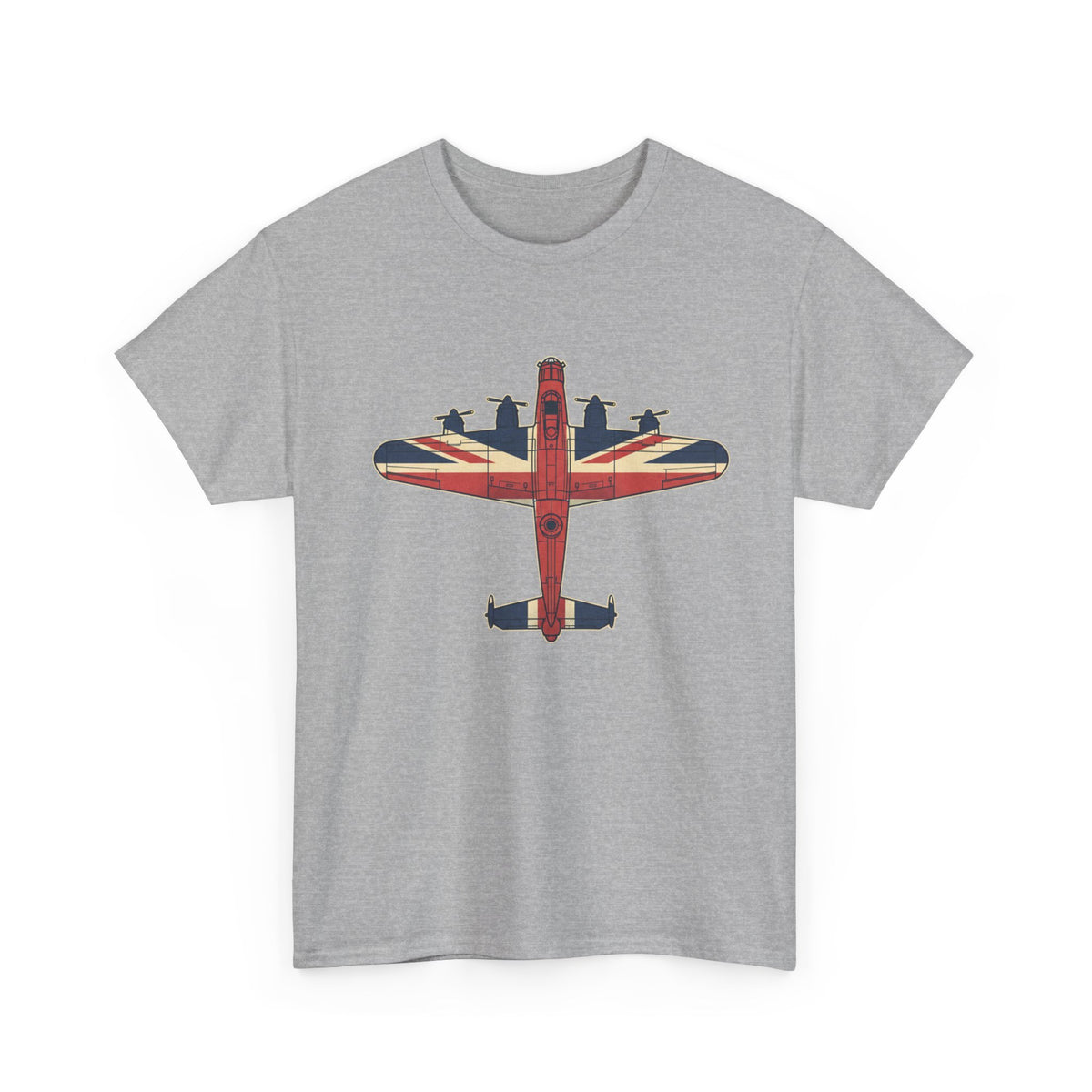 British Aviation Union Jack Bomber T-Shirt