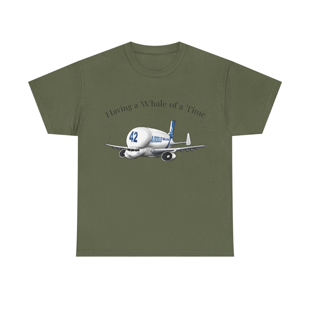 Having a Whale of a Time Beluga Heavy Cotton Tee