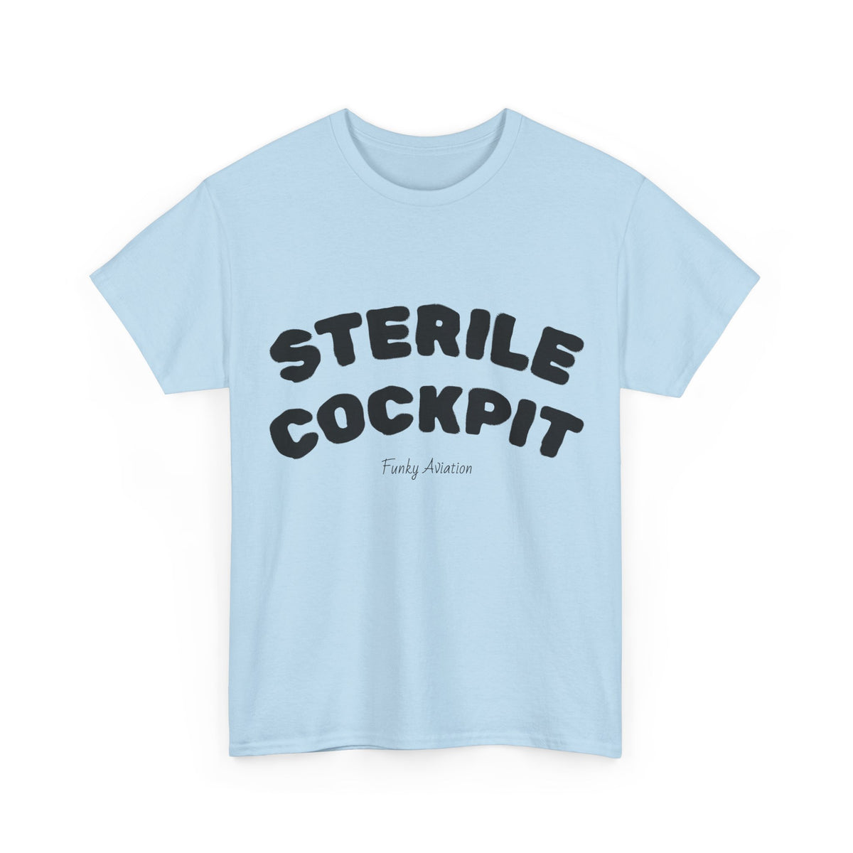 Sterile Cockpit Graphic Tee — Funny Aviation Pilot T-Shirt
