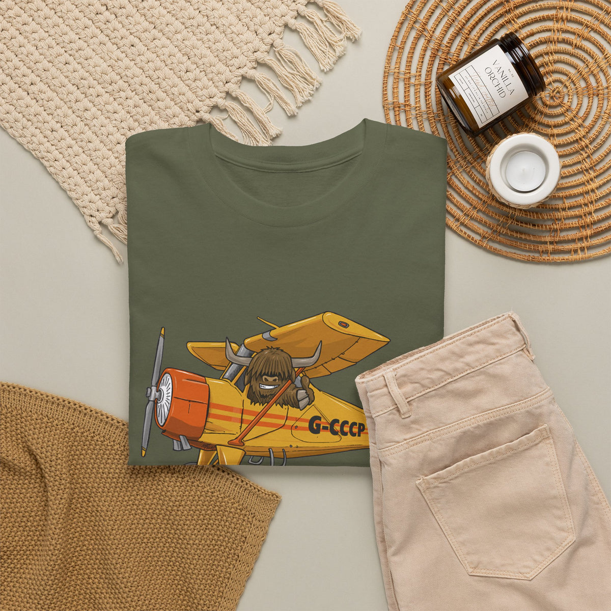 Yakety Yak Vintage Airplane Graphic Tee