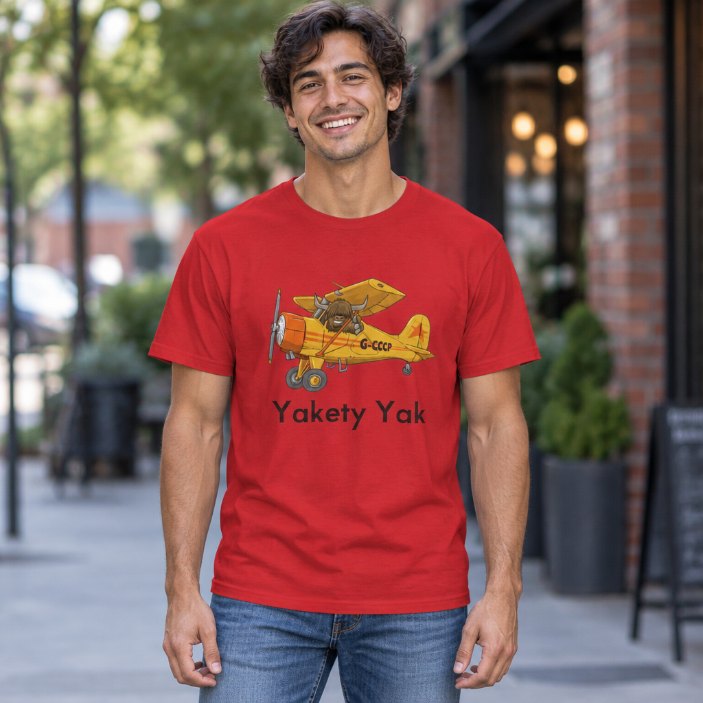 Yakety Yak Vintage Airplane Graphic Tee