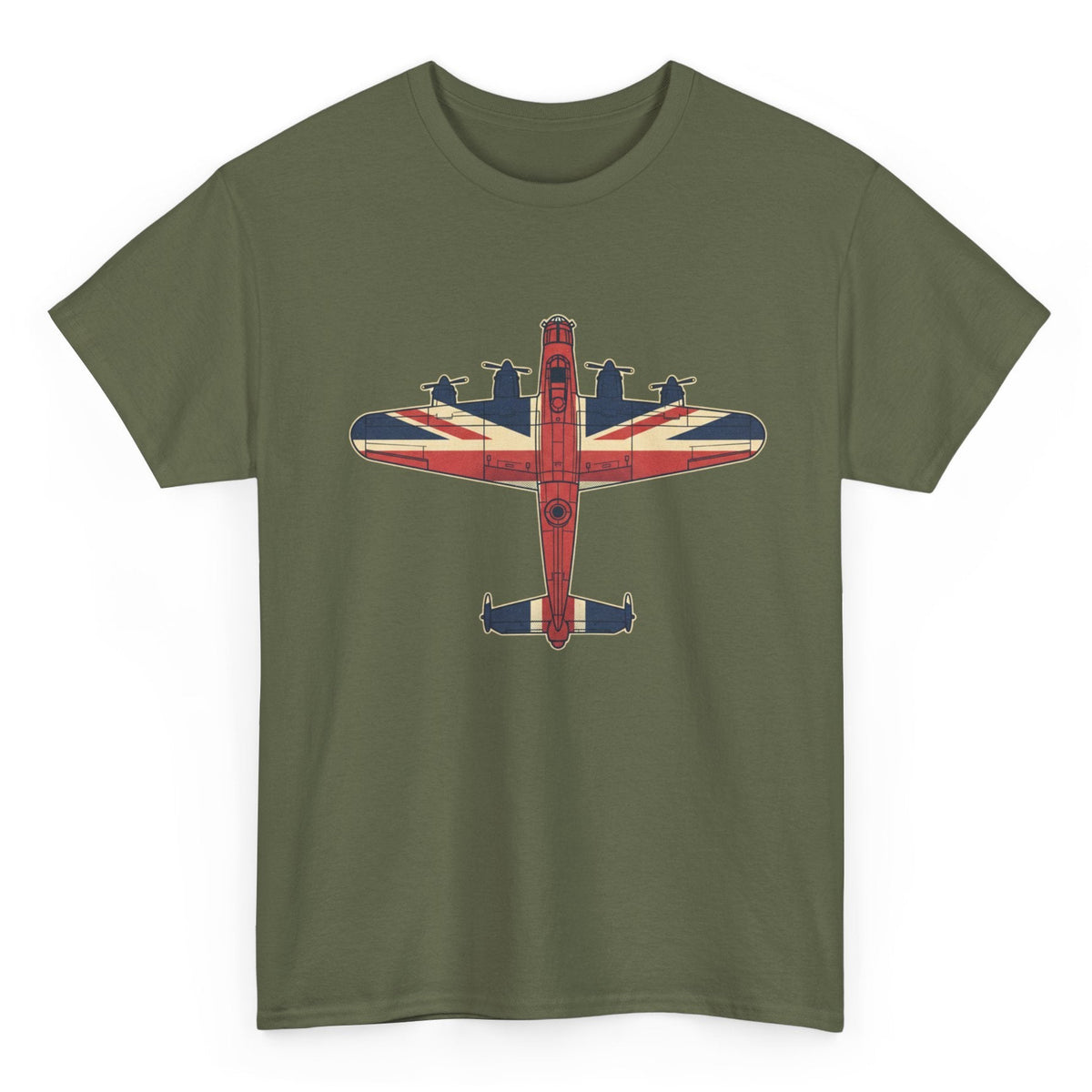 British Aviation Union Jack Bomber T-Shirt