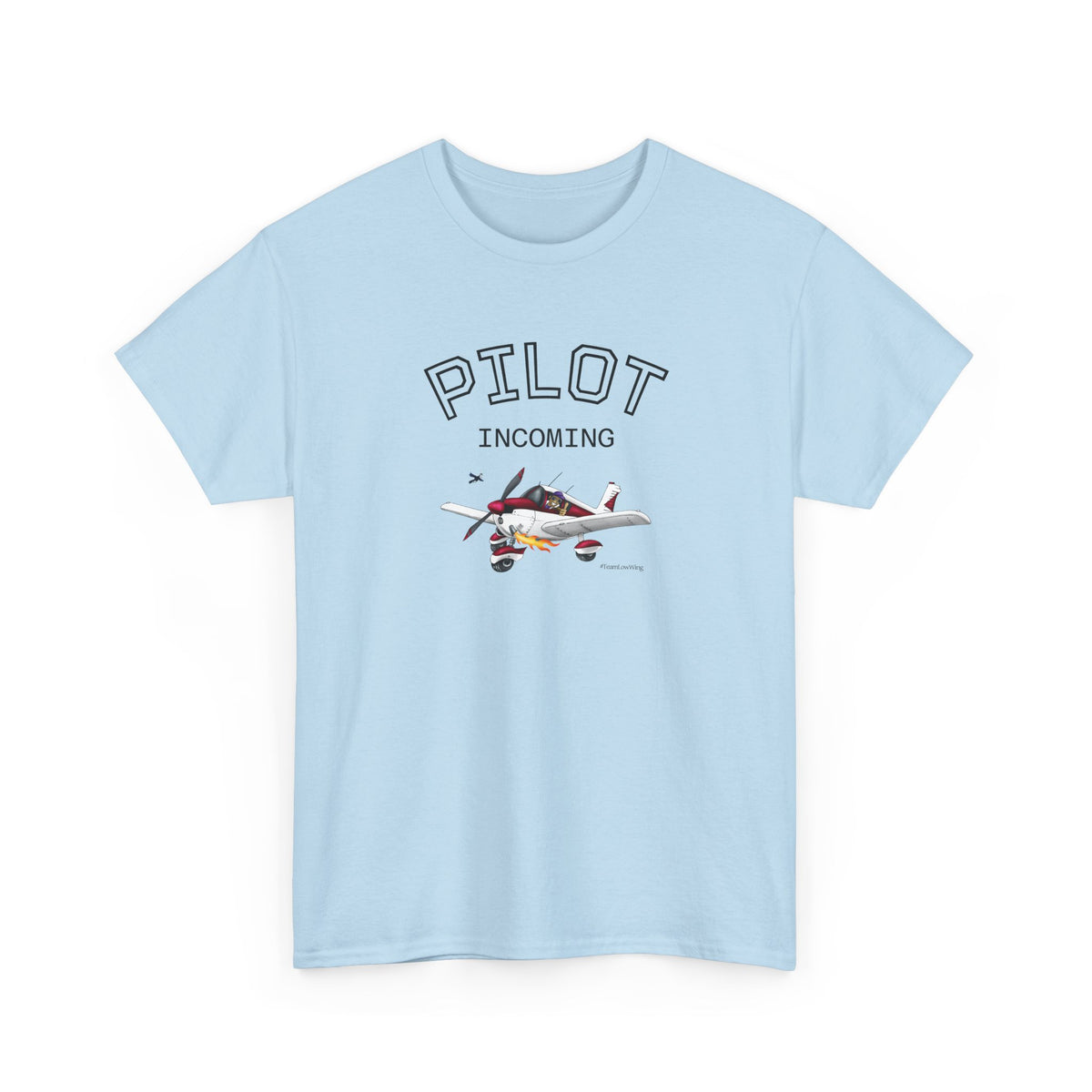 Pilot Incoming T-Shirt – Vintage Airplane Graphic Tee for Aviators & Flight Enthusiasts