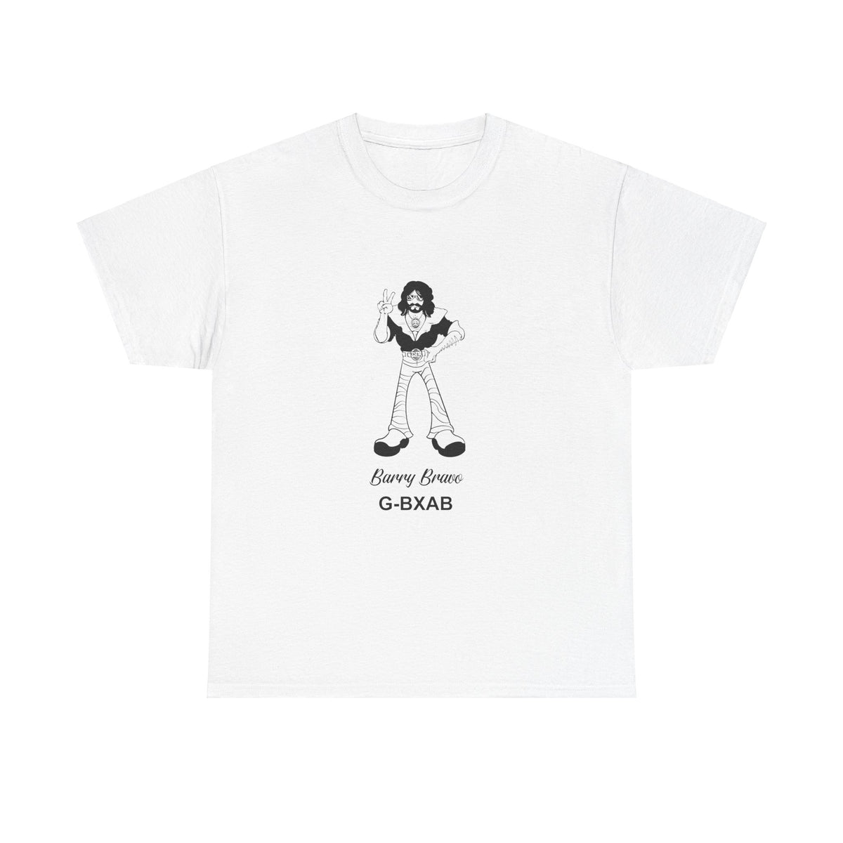 Tee Barry Bravo Piper PA28 Aircraft Retro Cartoon Design Unisex Heavy Cotton