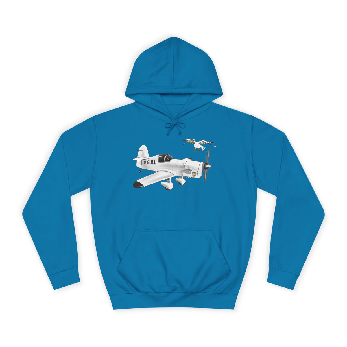 Vintage Mew Gull Hoodie - Historic Racing Aircraft Design
