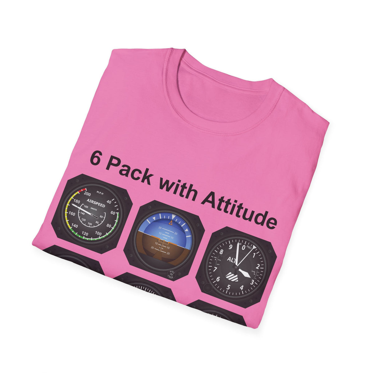Aviator 6 Pack Unisex T-Shirt - Attitude Collection