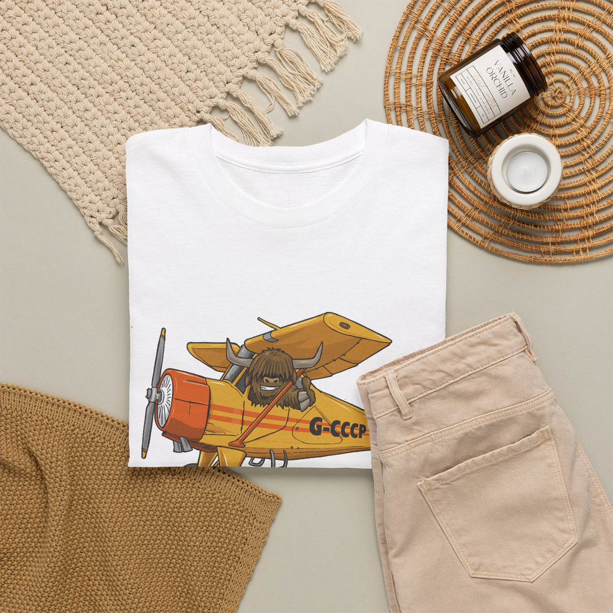 Yakety Yak Vintage Airplane Graphic Tee
