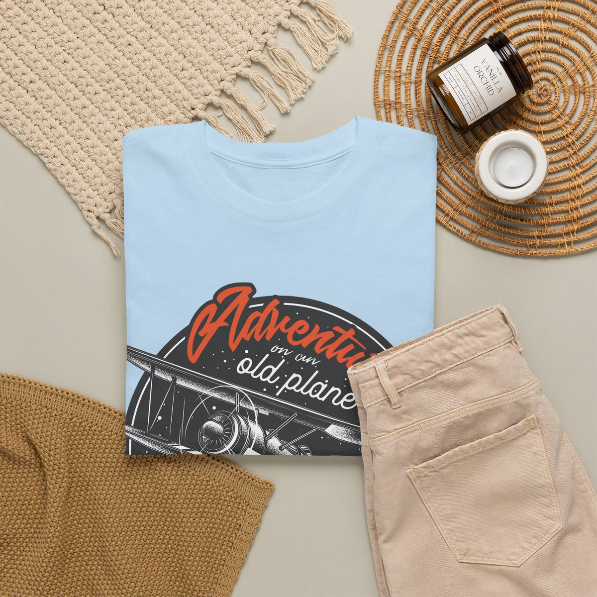 Adventure Airplane Vintage Aviation T-Shirt