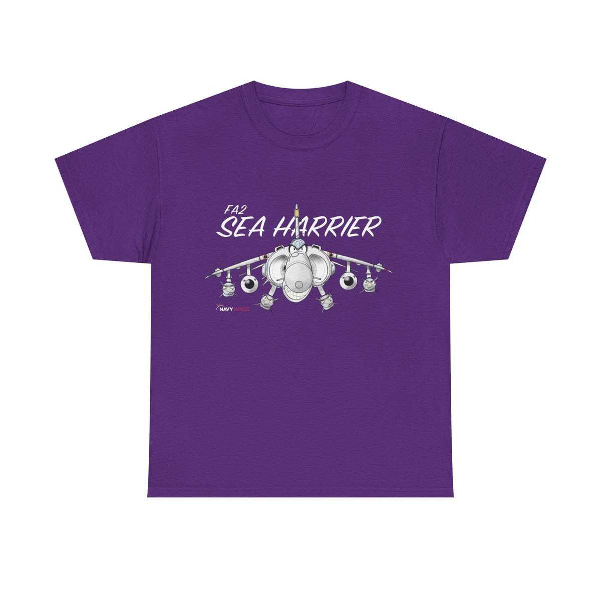 Vintage Fighter Jet Graphic Cotton T-Shirt