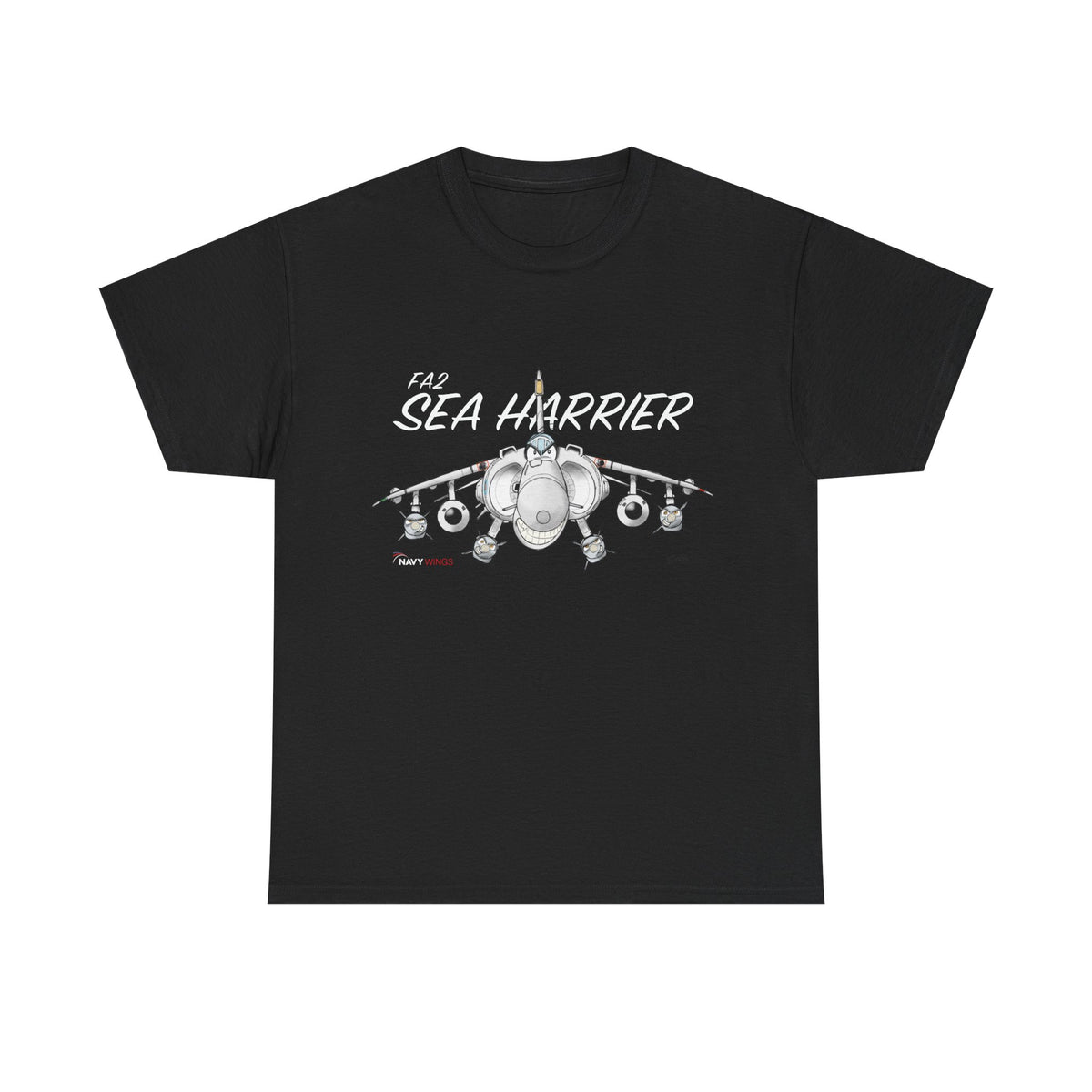 Vintage Fighter Jet Graphic Cotton T-Shirt