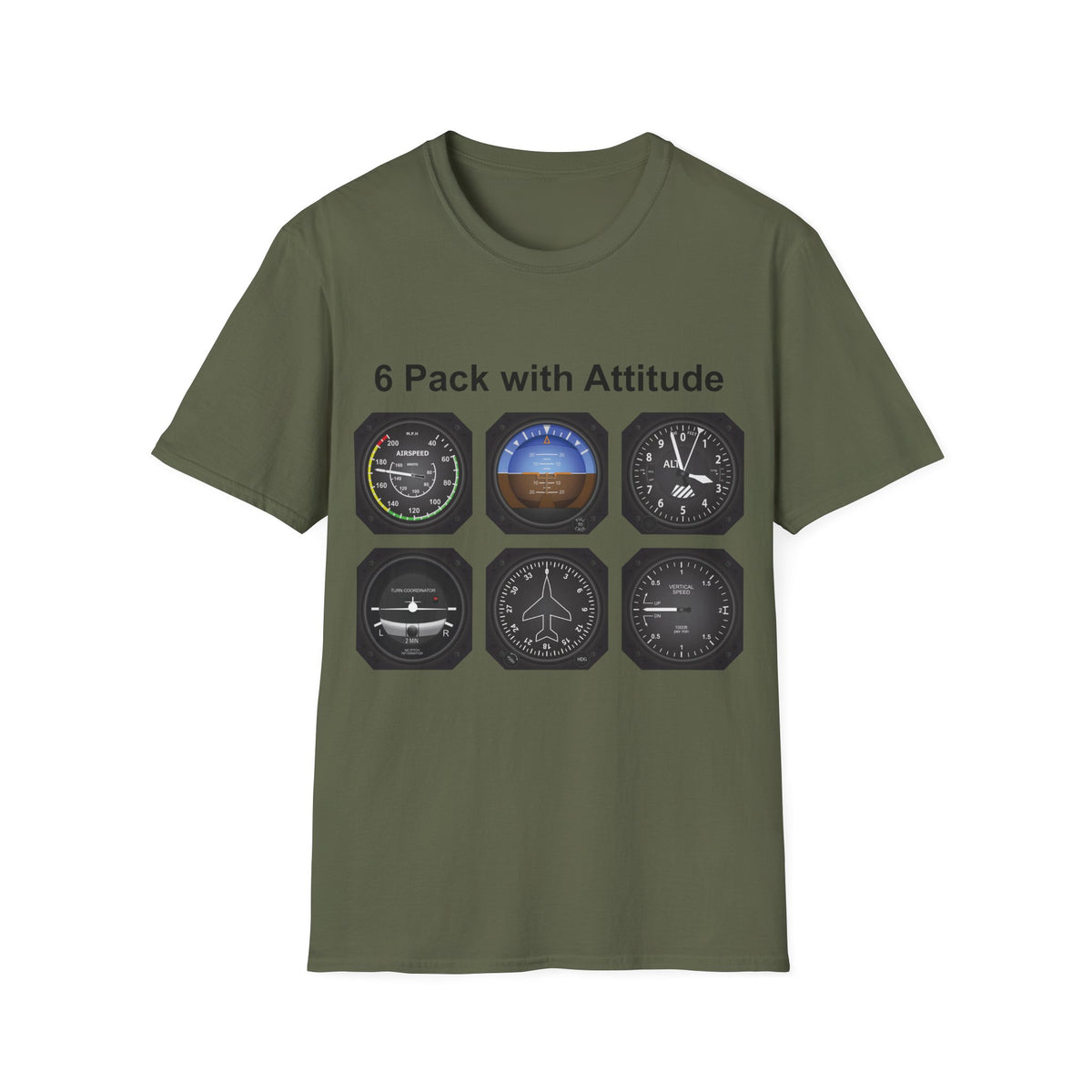 Aviator 6 Pack Unisex T-Shirt - Attitude Collection