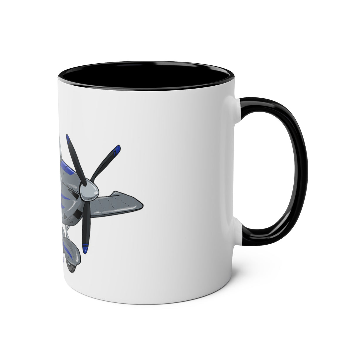 Eurostar EV97 Captain Cool Two-Tone Coffee Mugs, 11oz - Funky Aviation