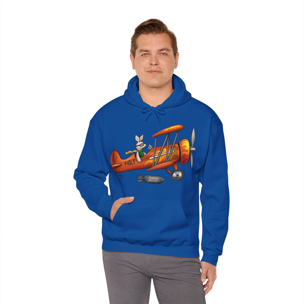 This little Piggy Pilot design Unisex Hoodie - Funky Aviation