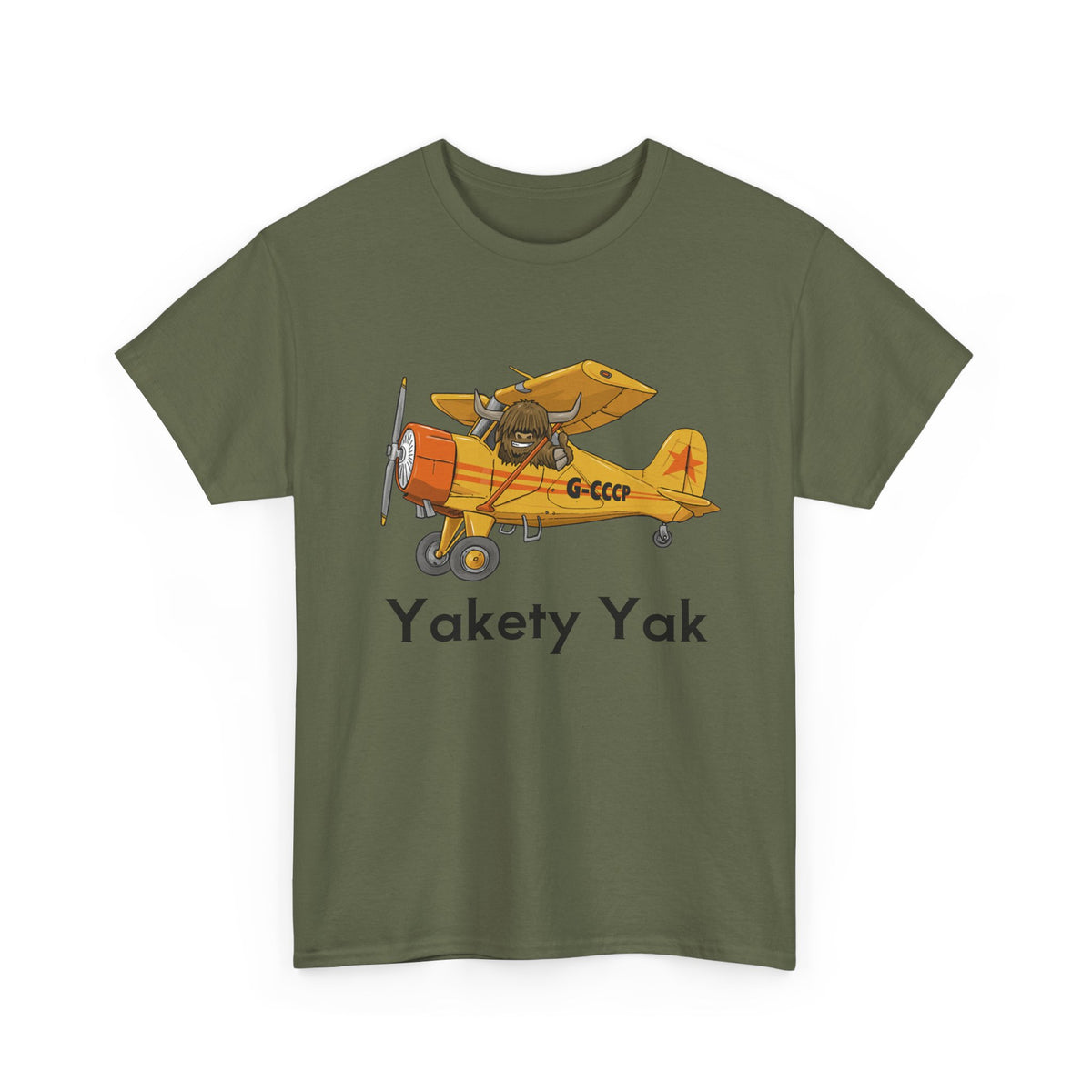Yakety Yak Vintage Airplane Graphic Tee
