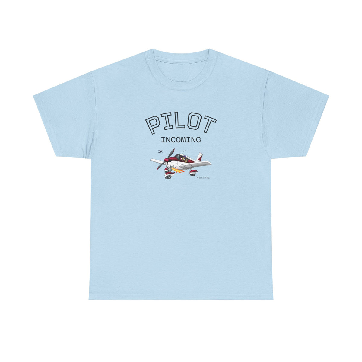 Pilot Incoming T-Shirt – Vintage Airplane Graphic Tee for Aviators & Flight Enthusiasts