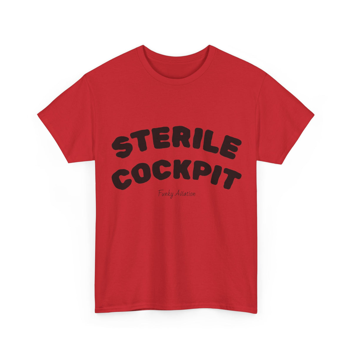 Sterile Cockpit Graphic Tee — Funny Aviation Pilot T-Shirt