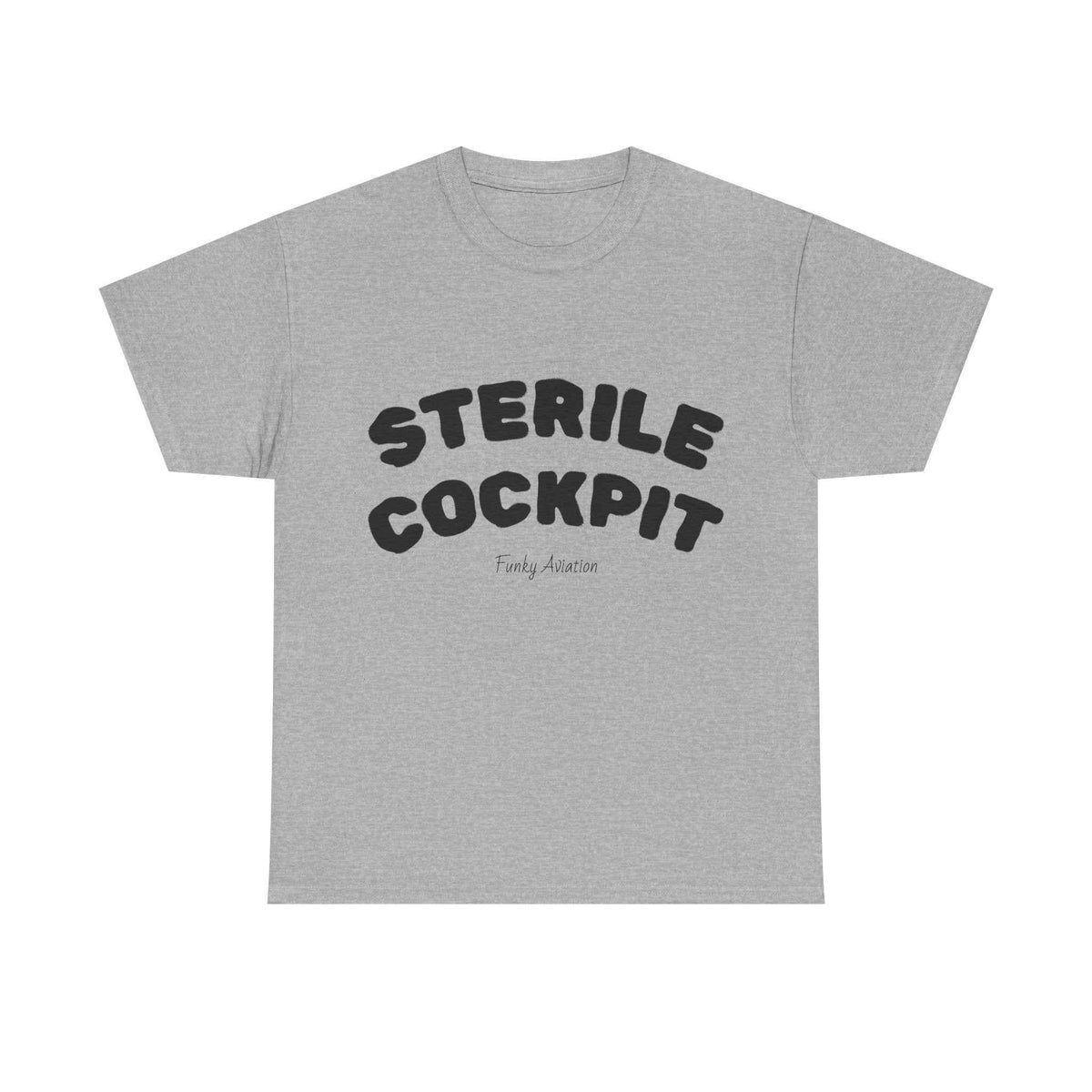 Sterile Cockpit Graphic Tee — Funny Aviation Pilot T-Shirt