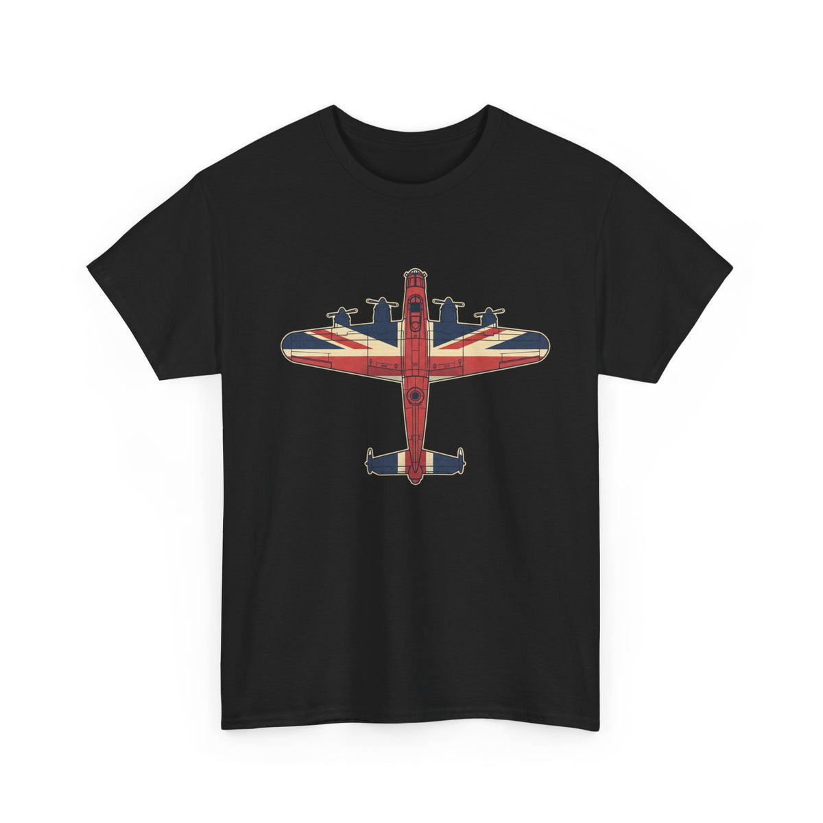 British Aviation Union Jack Bomber T-Shirt