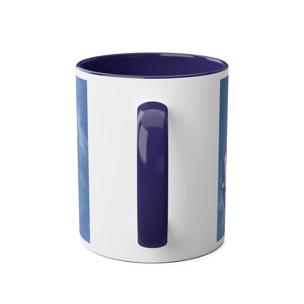 Vintage Nimrod Two-Tone Coffee Mugs, 11oz - Funky Aviation