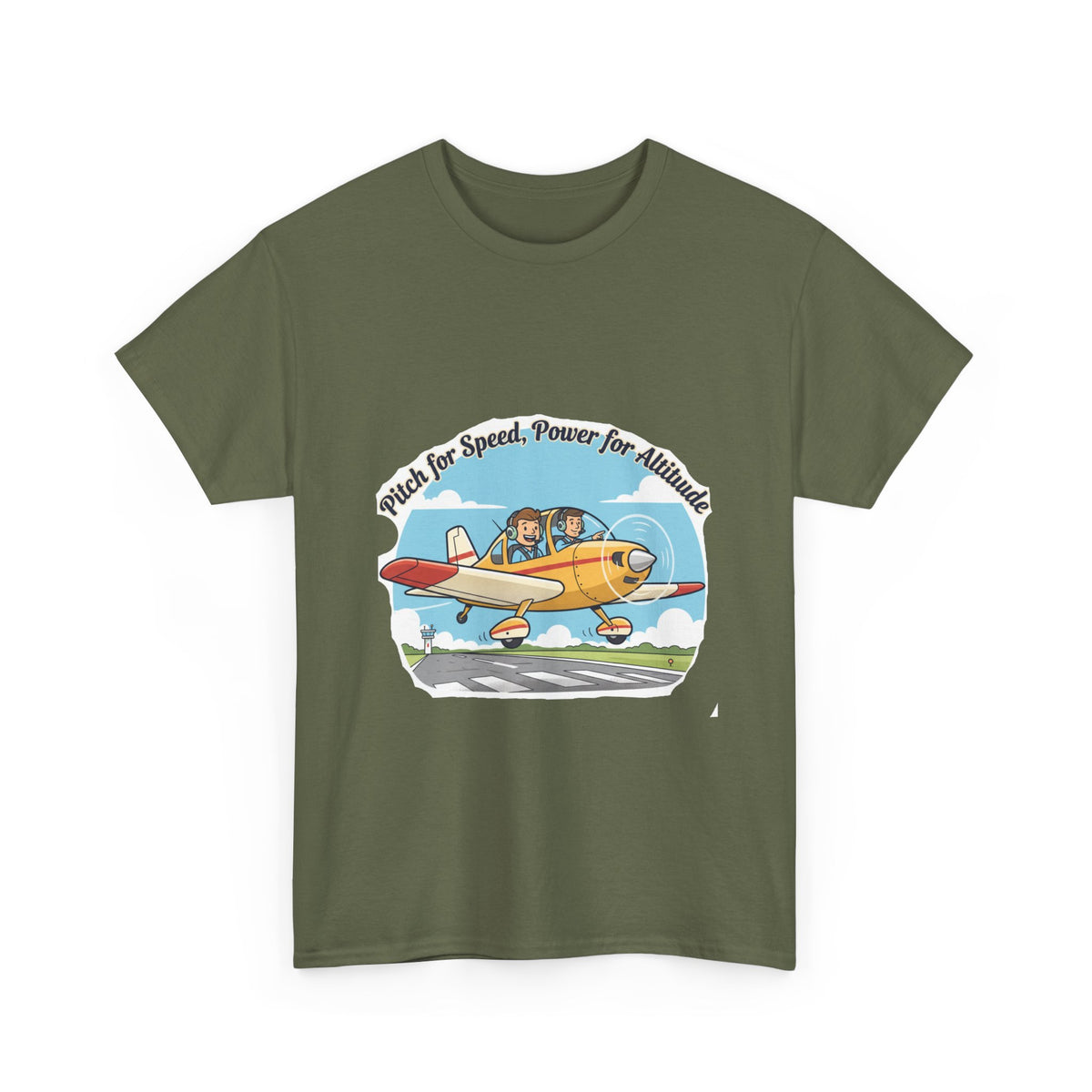 Pitch for Airspeed Power for Altitude Pilot T-Shirt