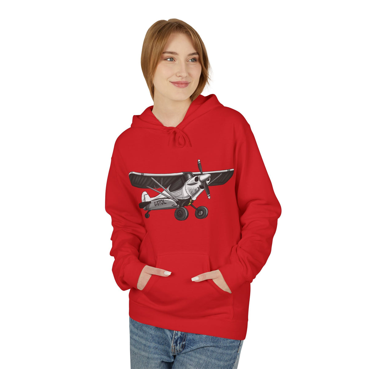 Super Cub STOL - Unisex Midweight Softstyle Fleece Hoodie
