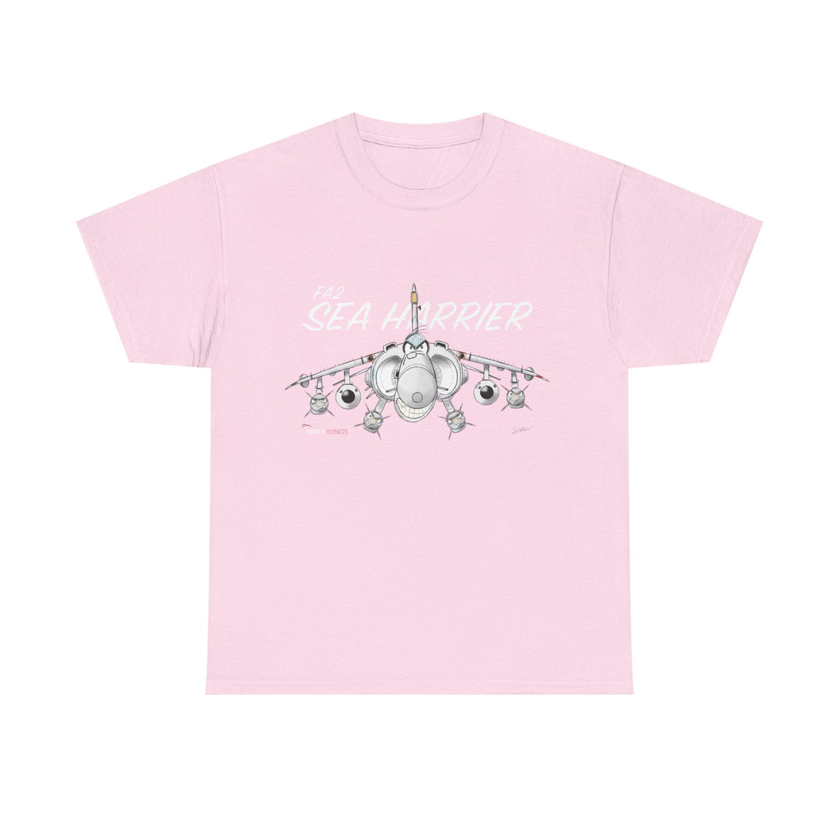 Vintage Fighter Jet Graphic Cotton T-Shirt