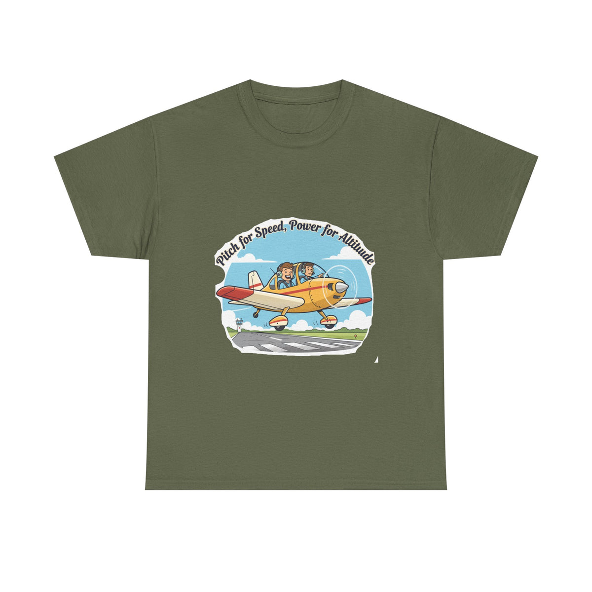 Pitch for Airspeed Power for Altitude Pilot T-Shirt
