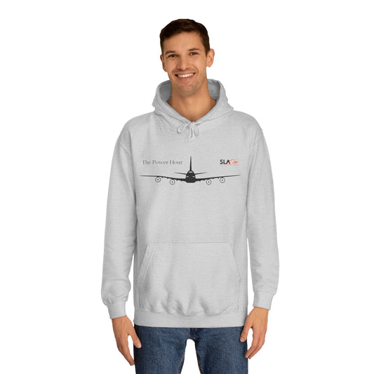 The Power Hour Supporter Hoodie Chest Logo