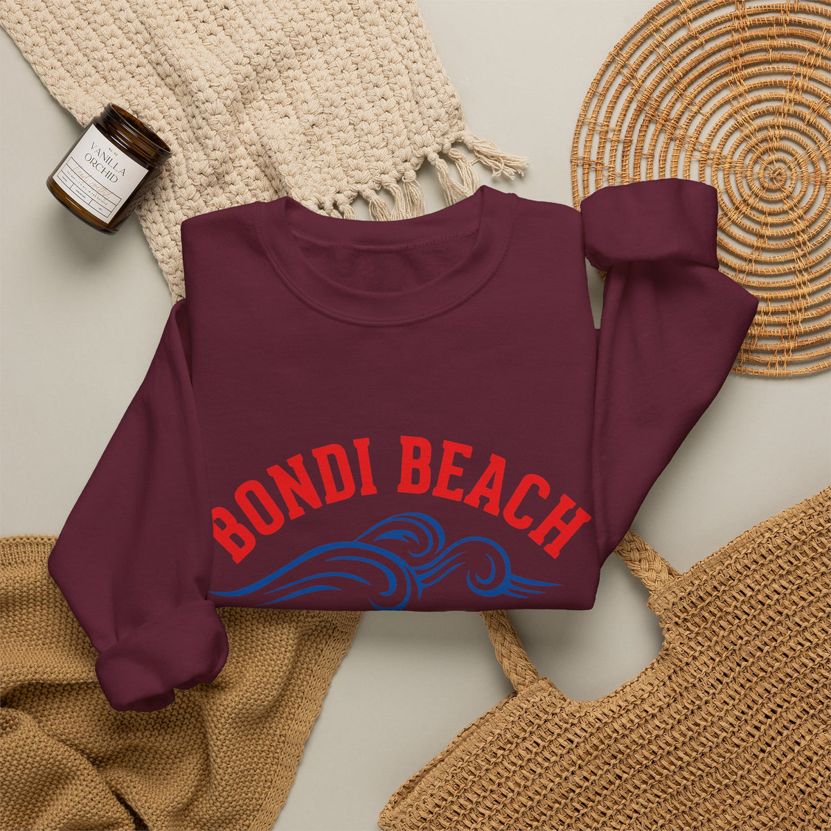 Bondi Beach Surfers Sydney Crewneck Sweatshirt