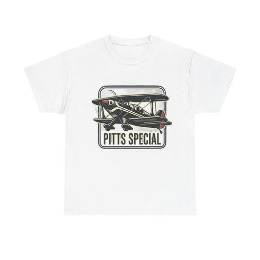 Pitts Special Biplane T-Shirt — Vintage Airshow Pilot Tee