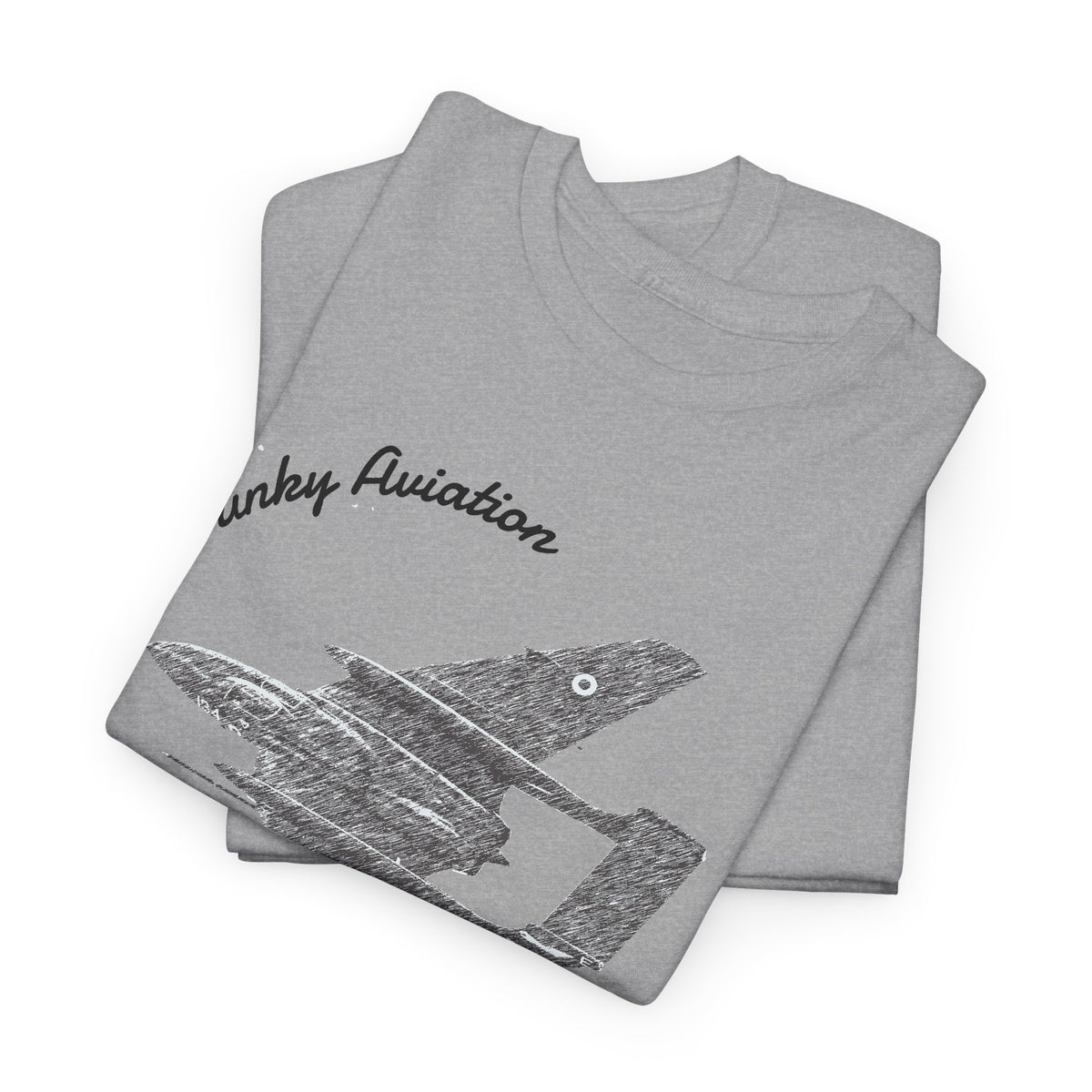 Funky Aviation Sea Vixen Vintage Aircraft T-Shirt