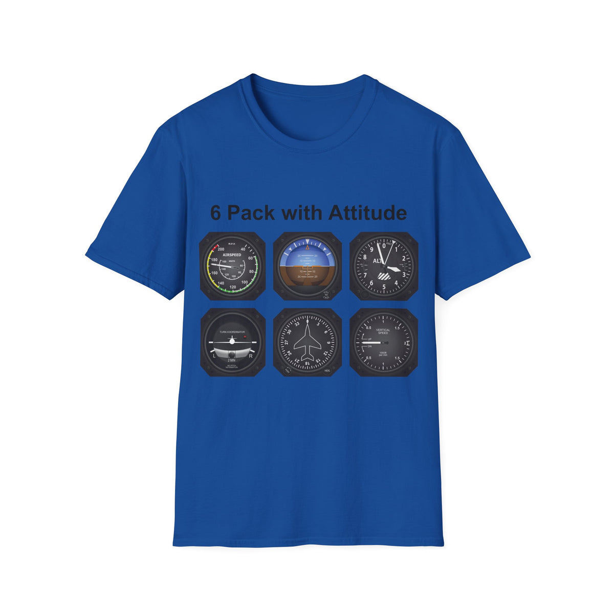 Aviator 6 Pack Unisex T-Shirt - Attitude Collection