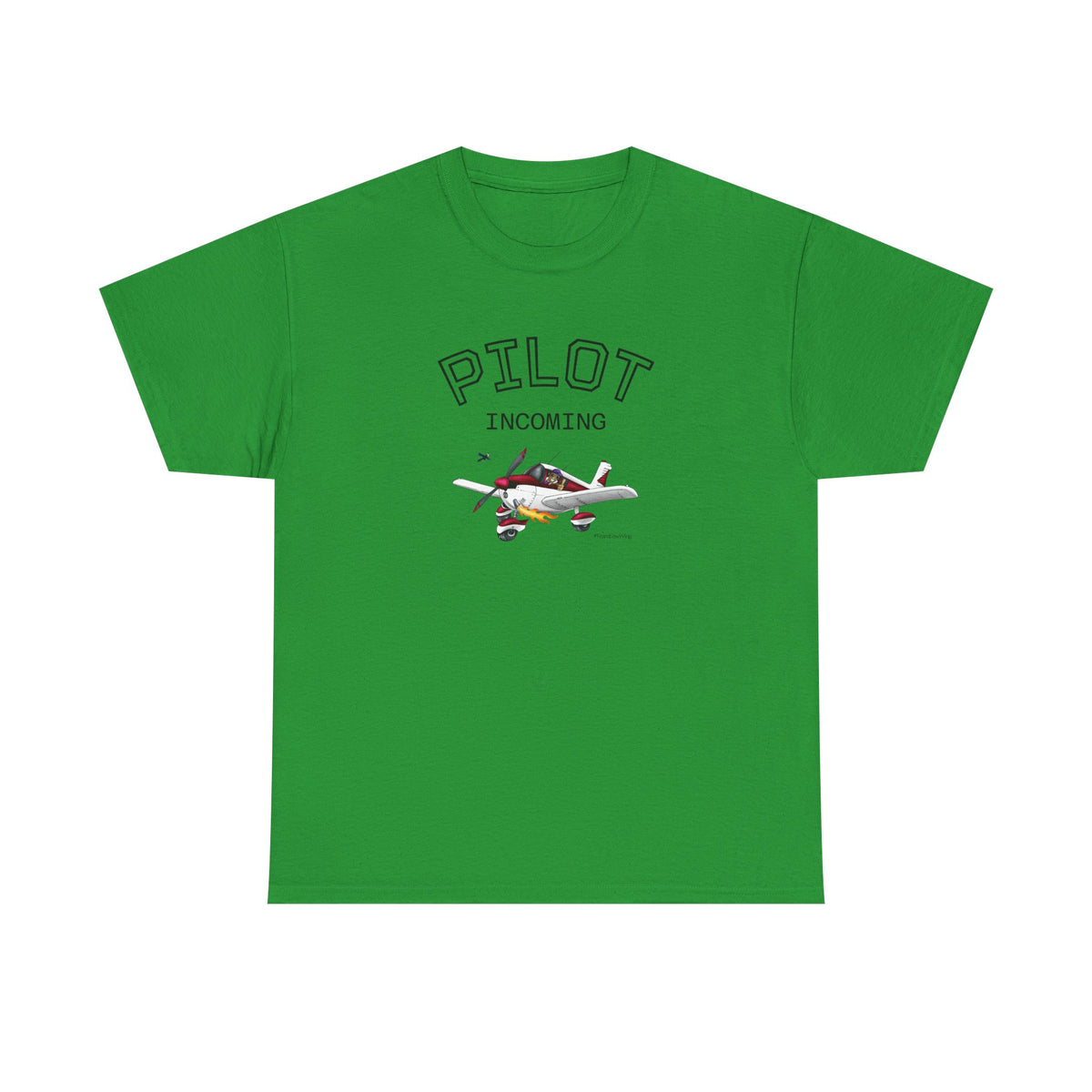 Pilot Incoming T-Shirt – Vintage Airplane Graphic Tee for Aviators & Flight Enthusiasts