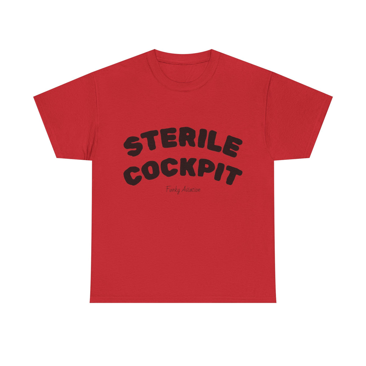 Sterile Cockpit Graphic Tee — Funny Aviation Pilot T-Shirt