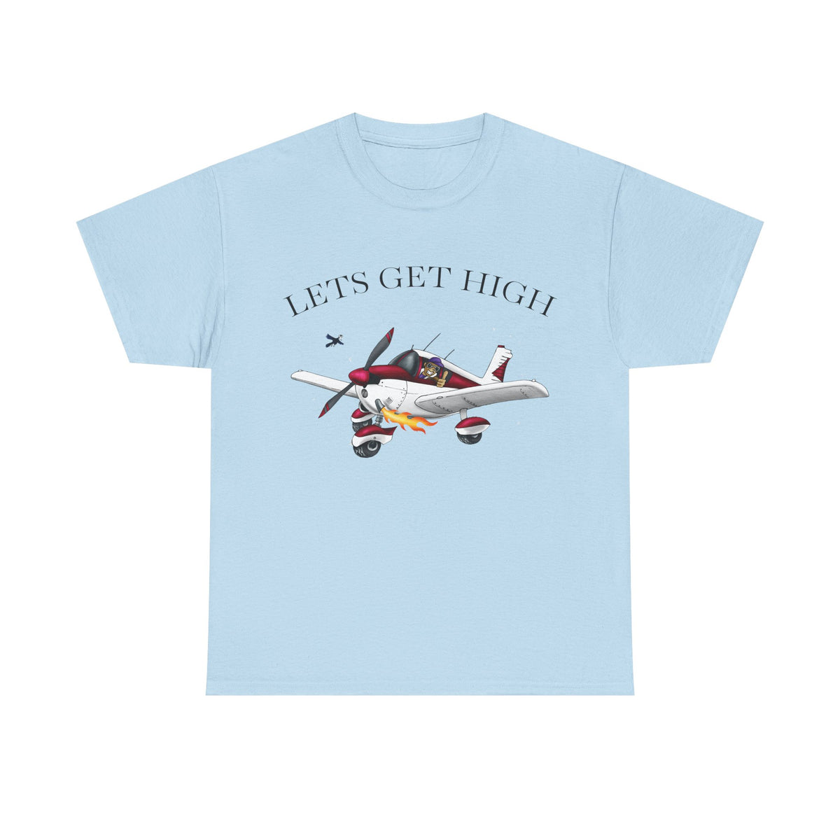 Lets Get High Unisex Heavy Cotton Tee