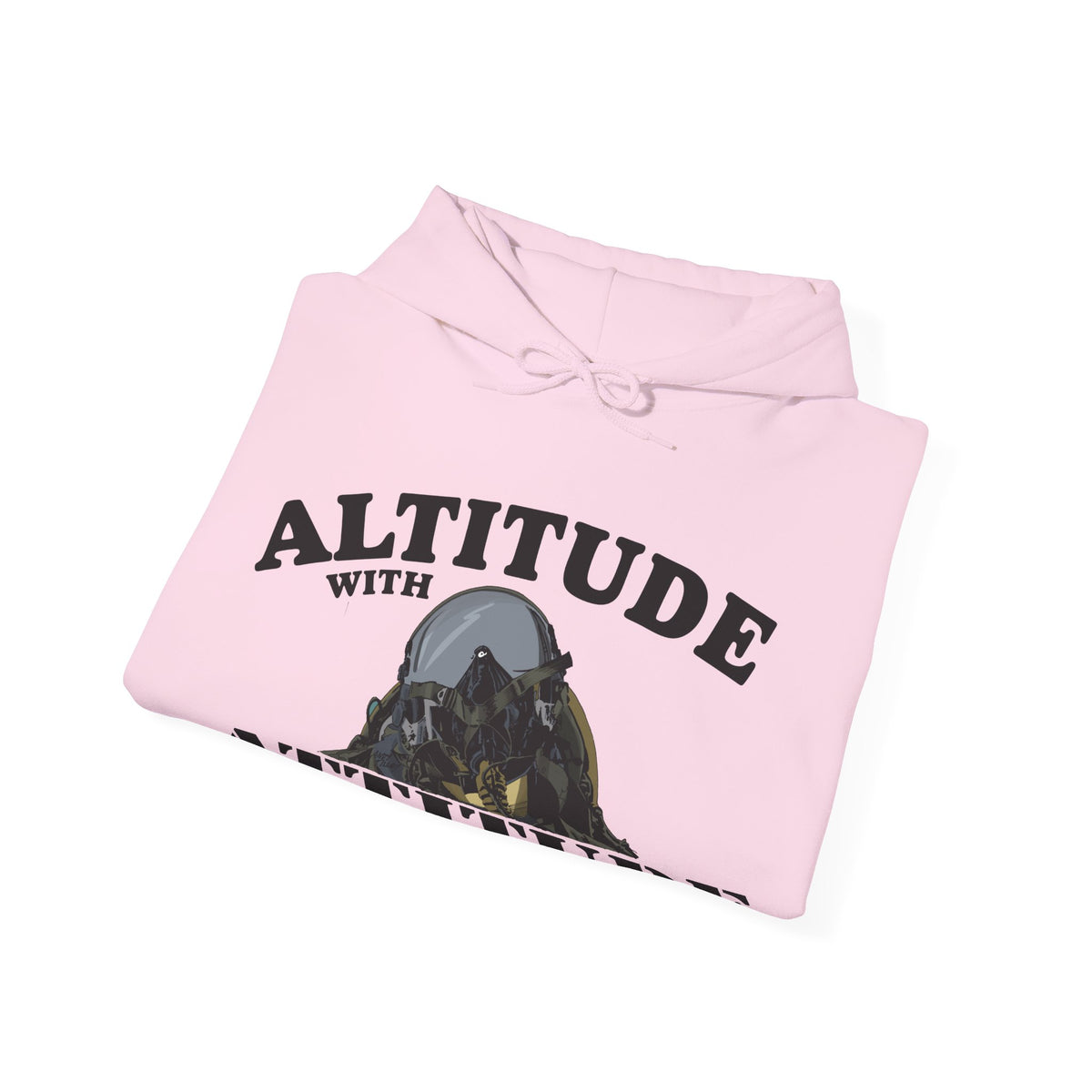Altitude With Attitude Fighter Pilot Mountain Hoodie